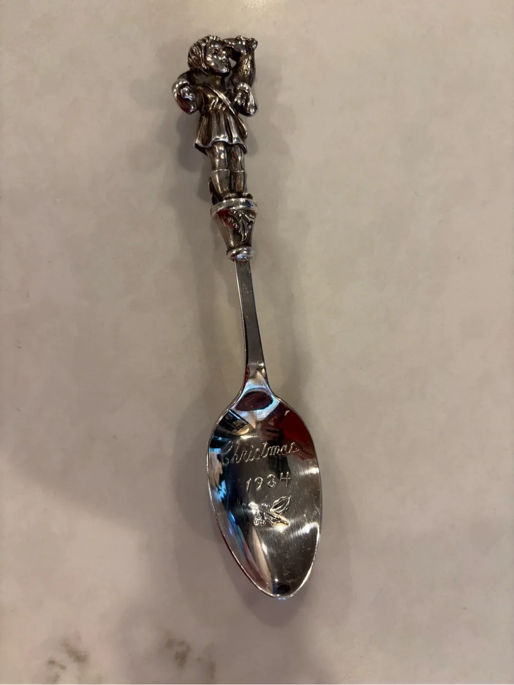 Vintage Reed & Barton Silver plated Christmas Spoon